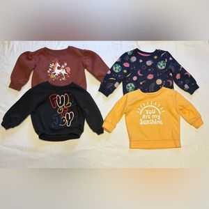 Baby Girl assorted sweatshirts